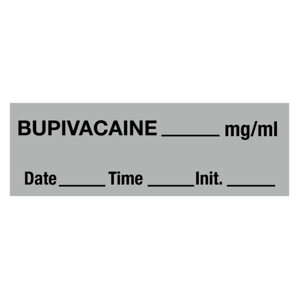 Bupivacaine_mg/ml DTI 1/2 x 500 Gray w/Black